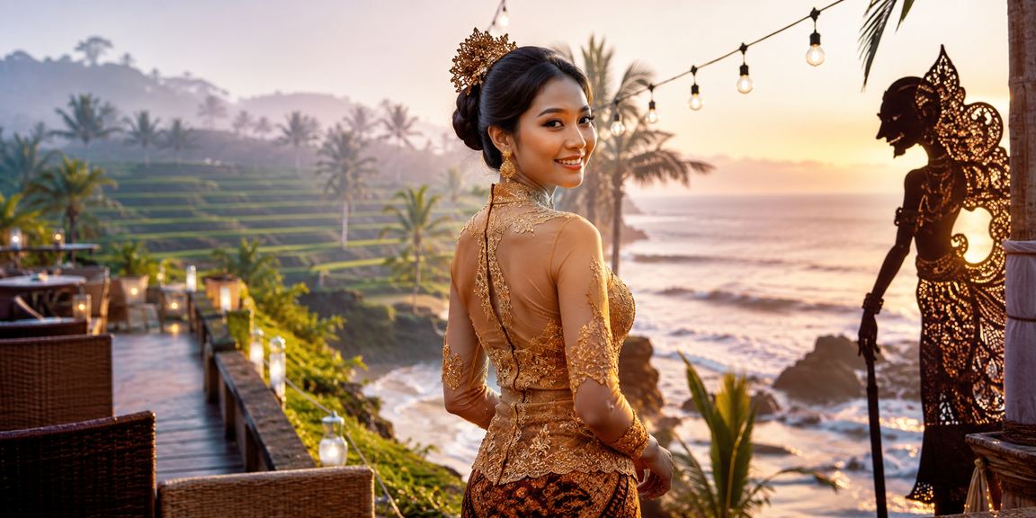 Suasana pantai Vietnam dengan nuansa casino outdoor yang cerah dan santai